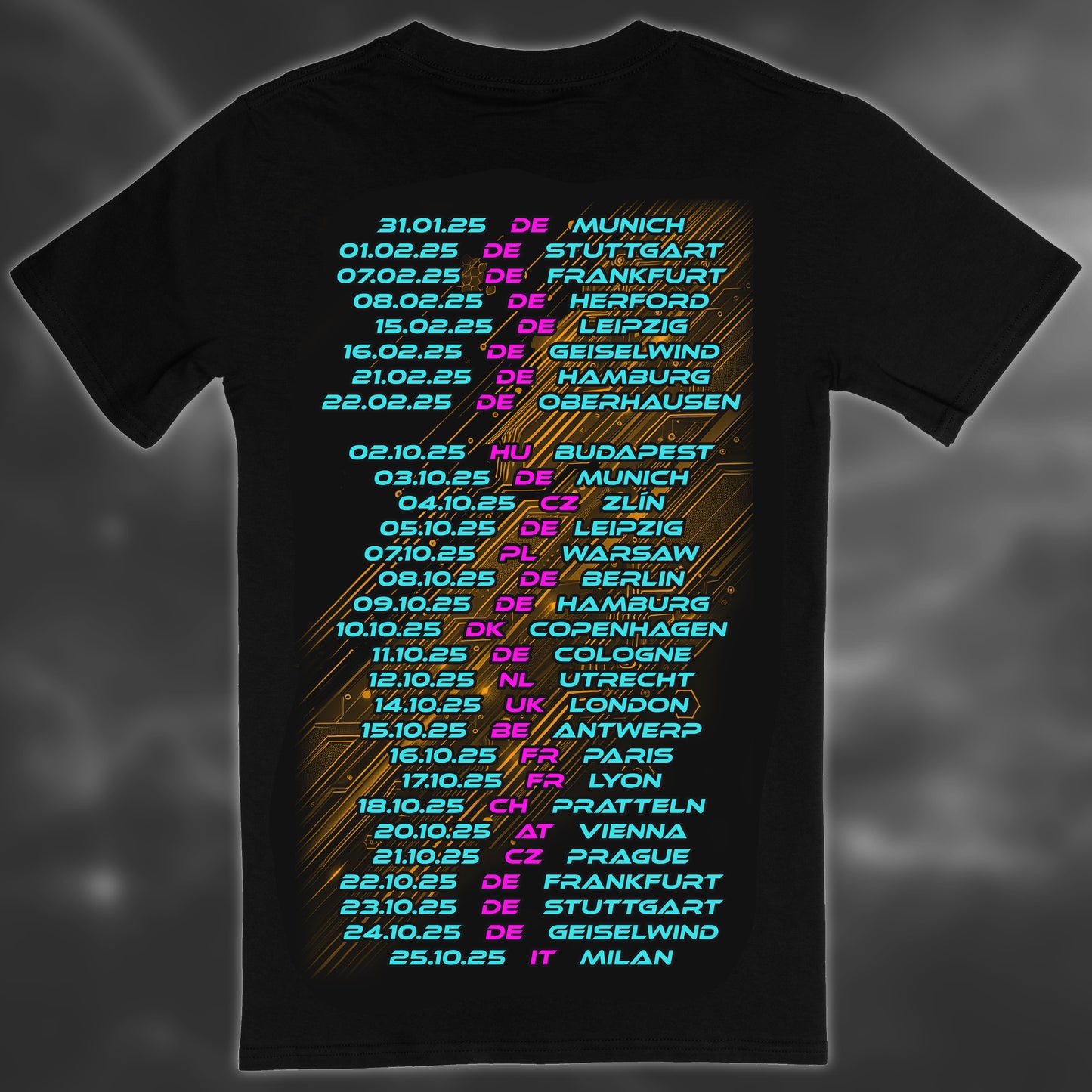 LASER SHOOTING DINOSAUR TOUR T-SHIRT
