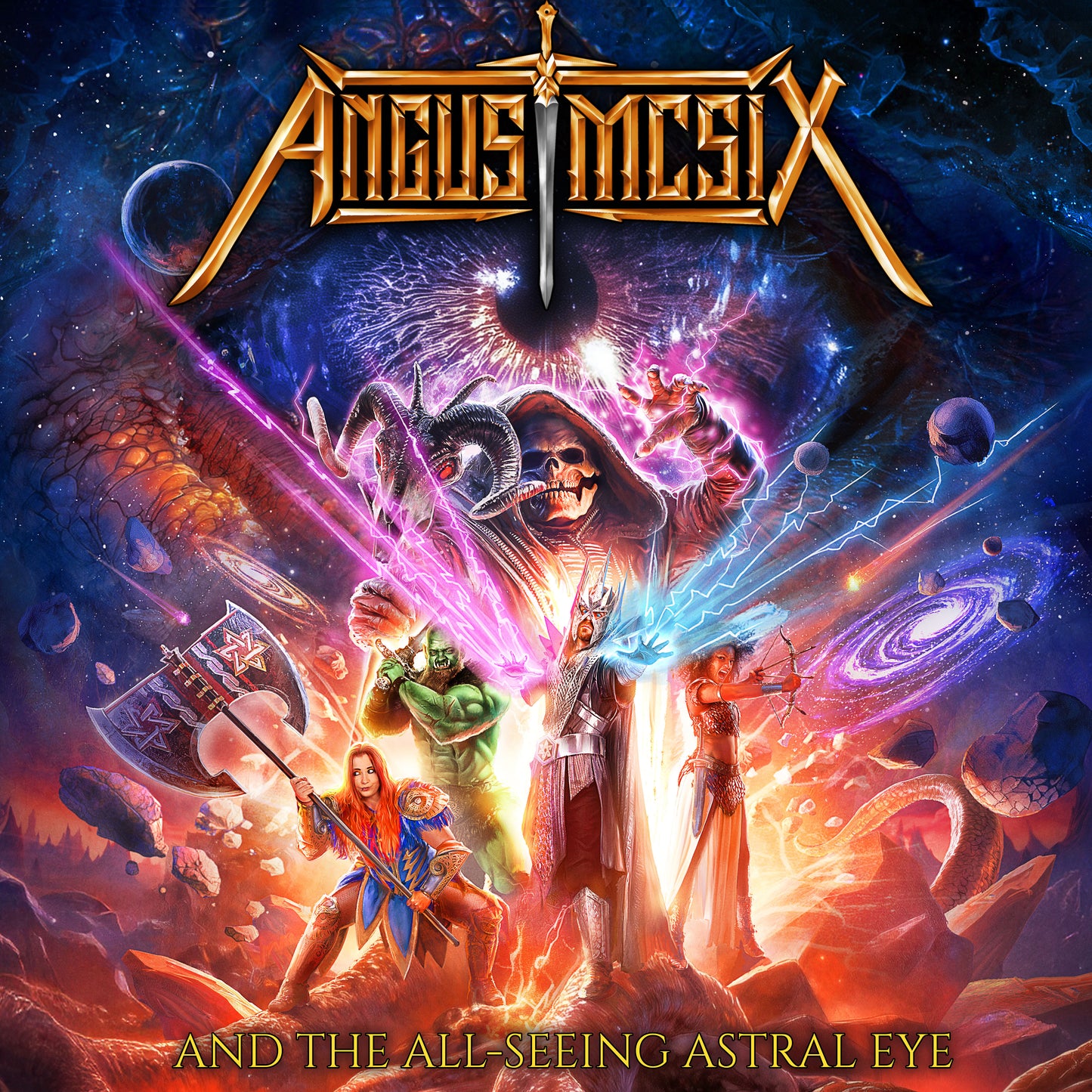 SIGNED ANGUS McSIX AND THE ALL-SEEING ASTRAL EYE VINYL LP