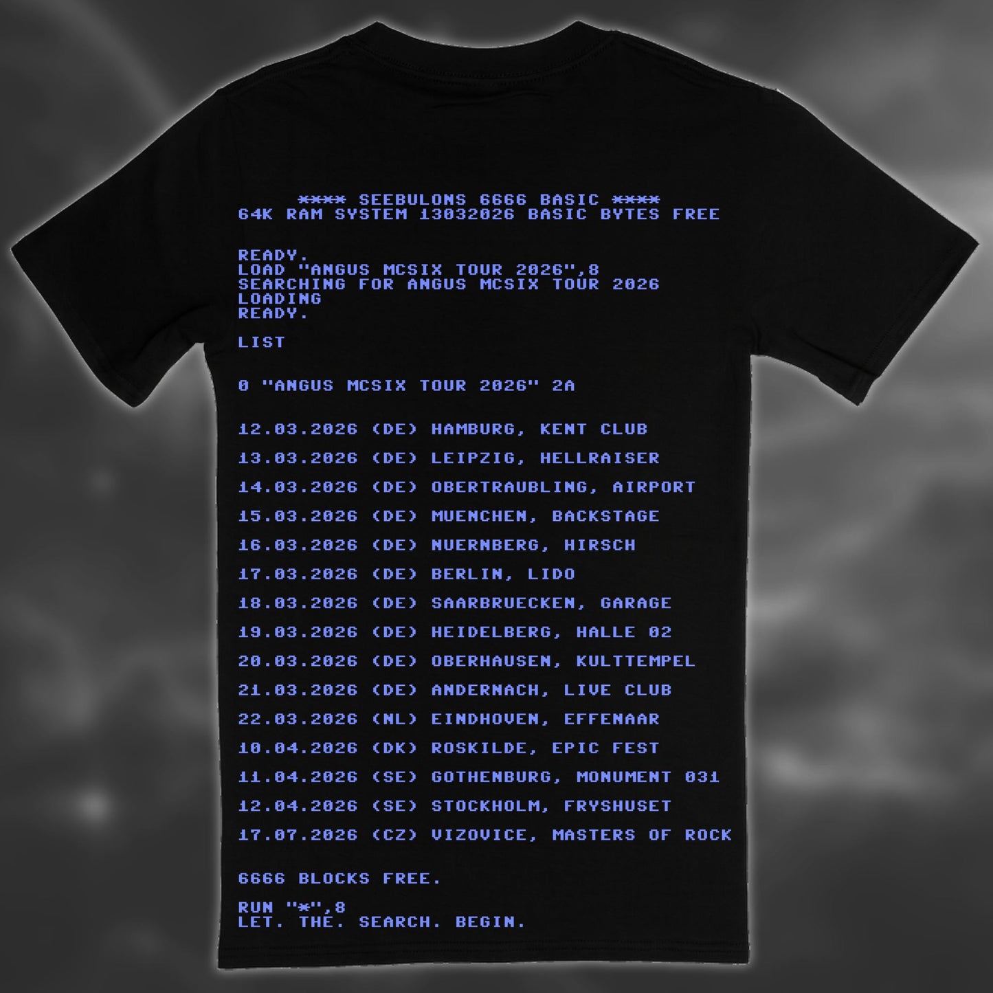 PIXEL TOUR T-SHIRT